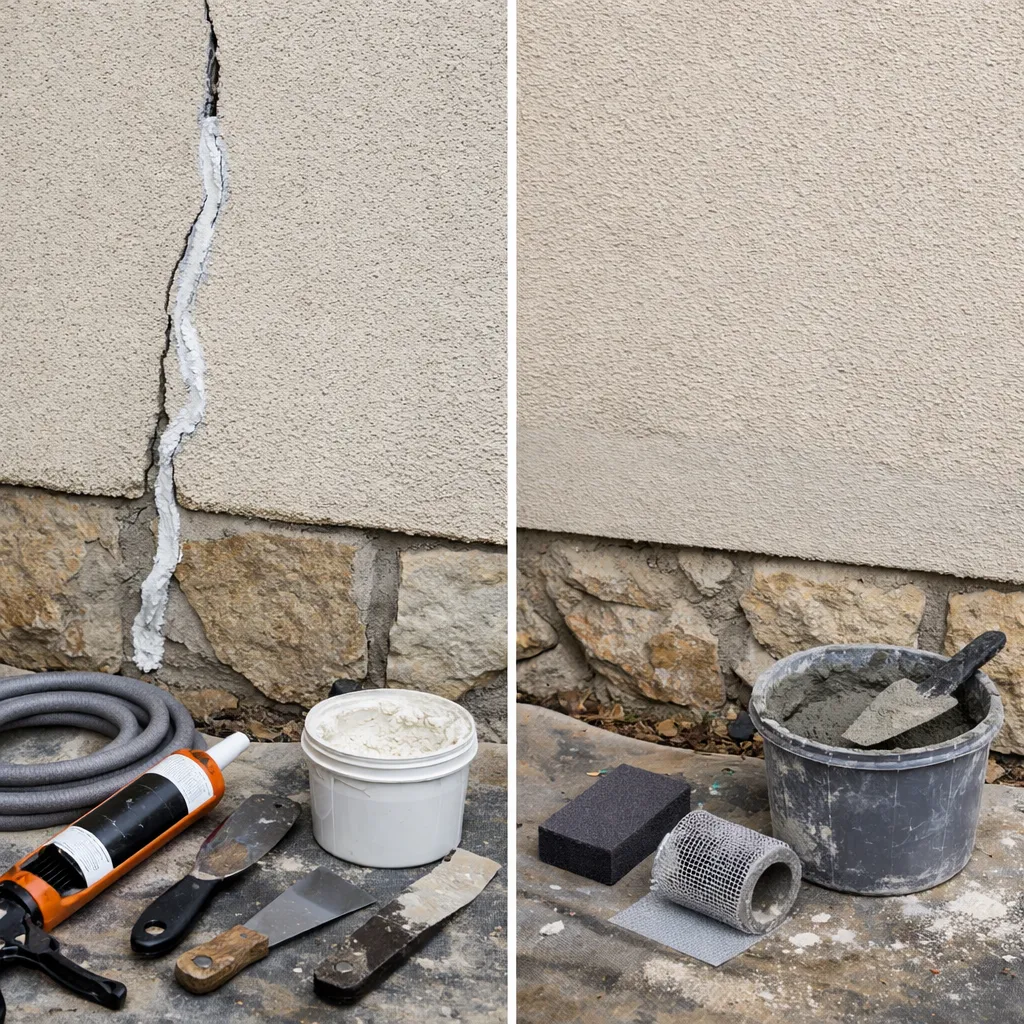 Réparation de fissures façade et murs en Bretagne - Prottp